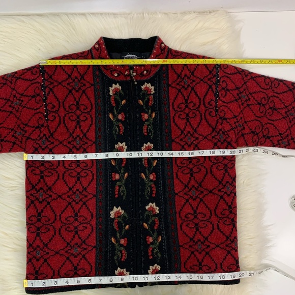 Icelandic Design zip up lined sweater jacket - Picture 4 of 8